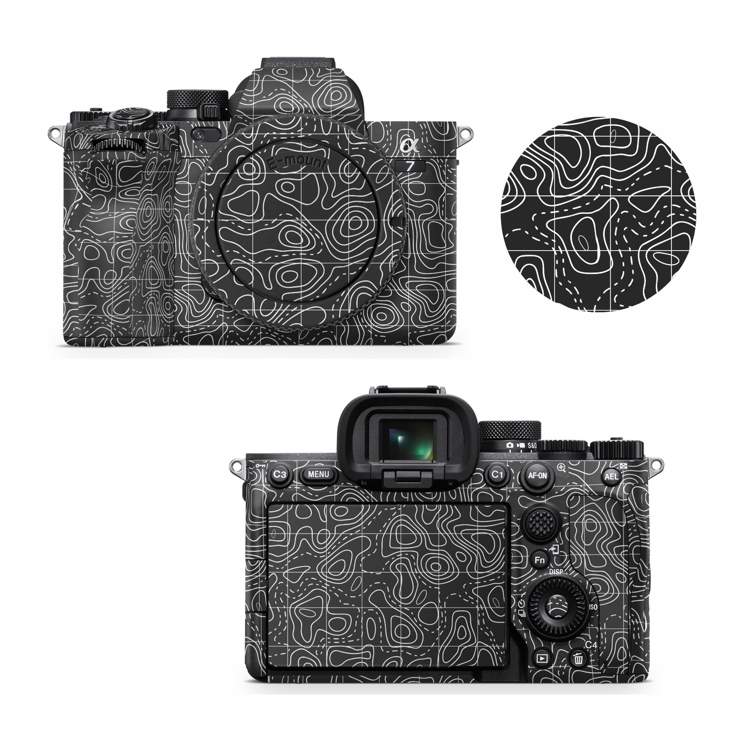 Black Contour Camera Skin for all models