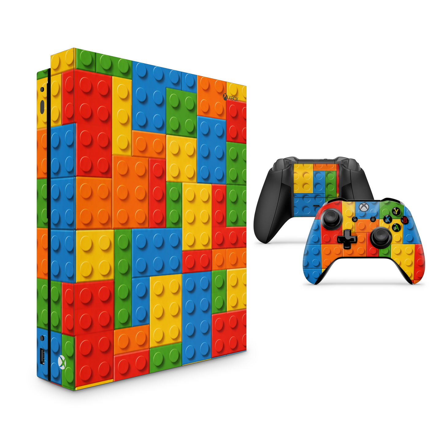 Blocks Xbox One Skin with 2 Controller Skins