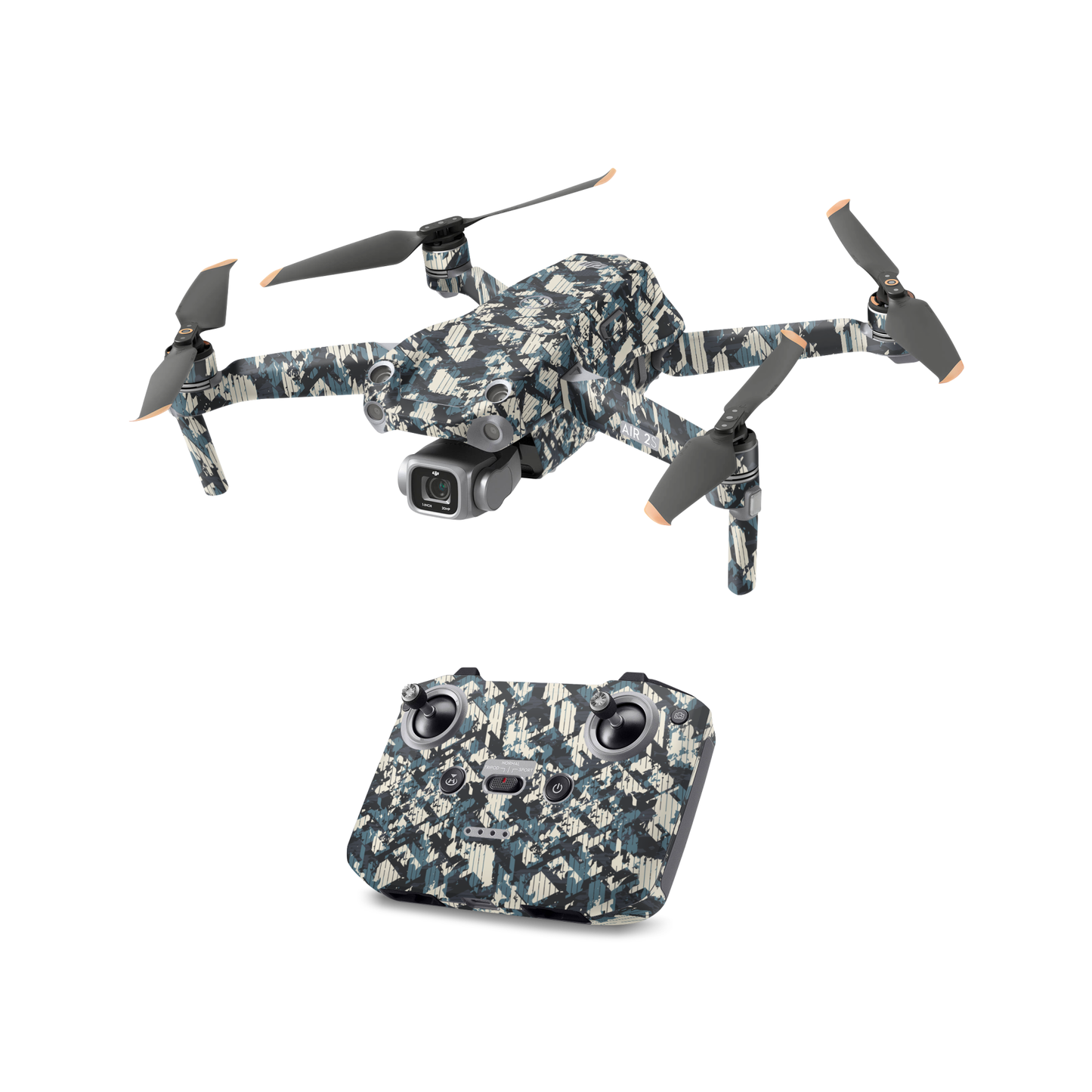 Blue White -All Drone Skin Models