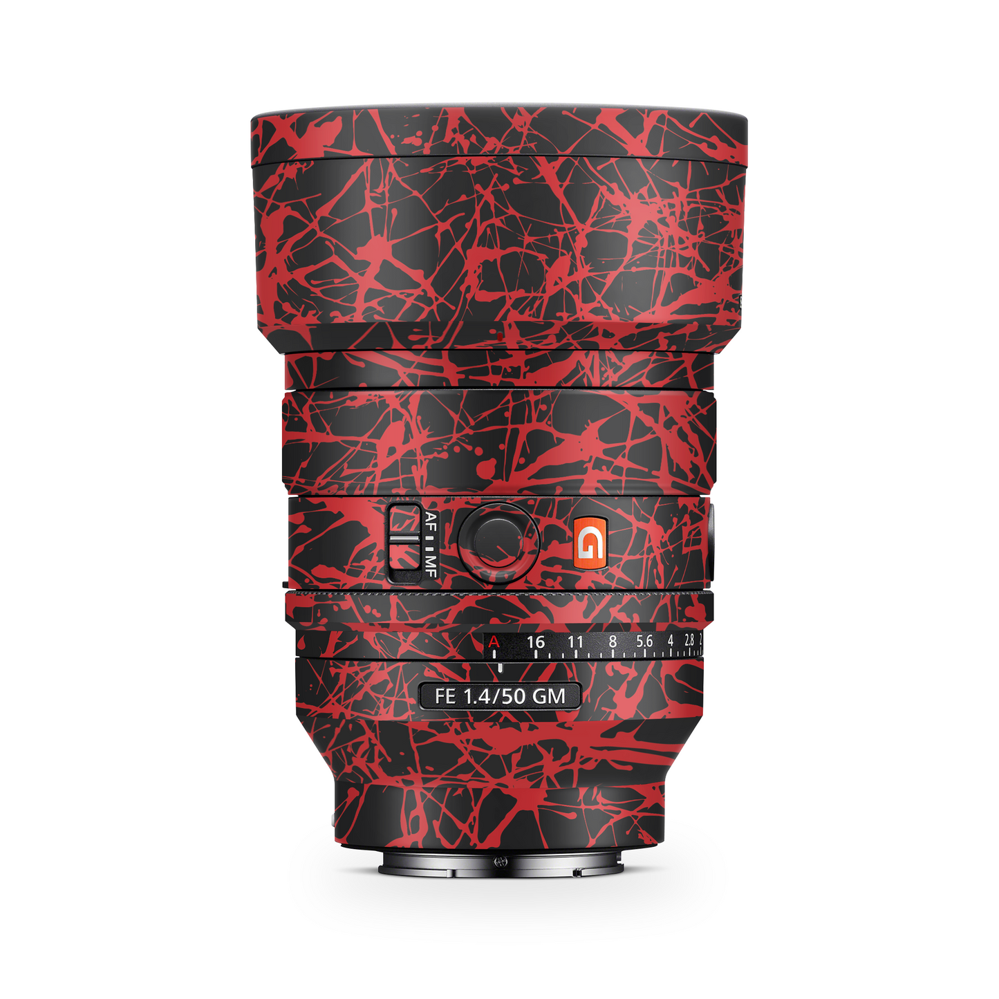 Red Splash - lens skin for all models