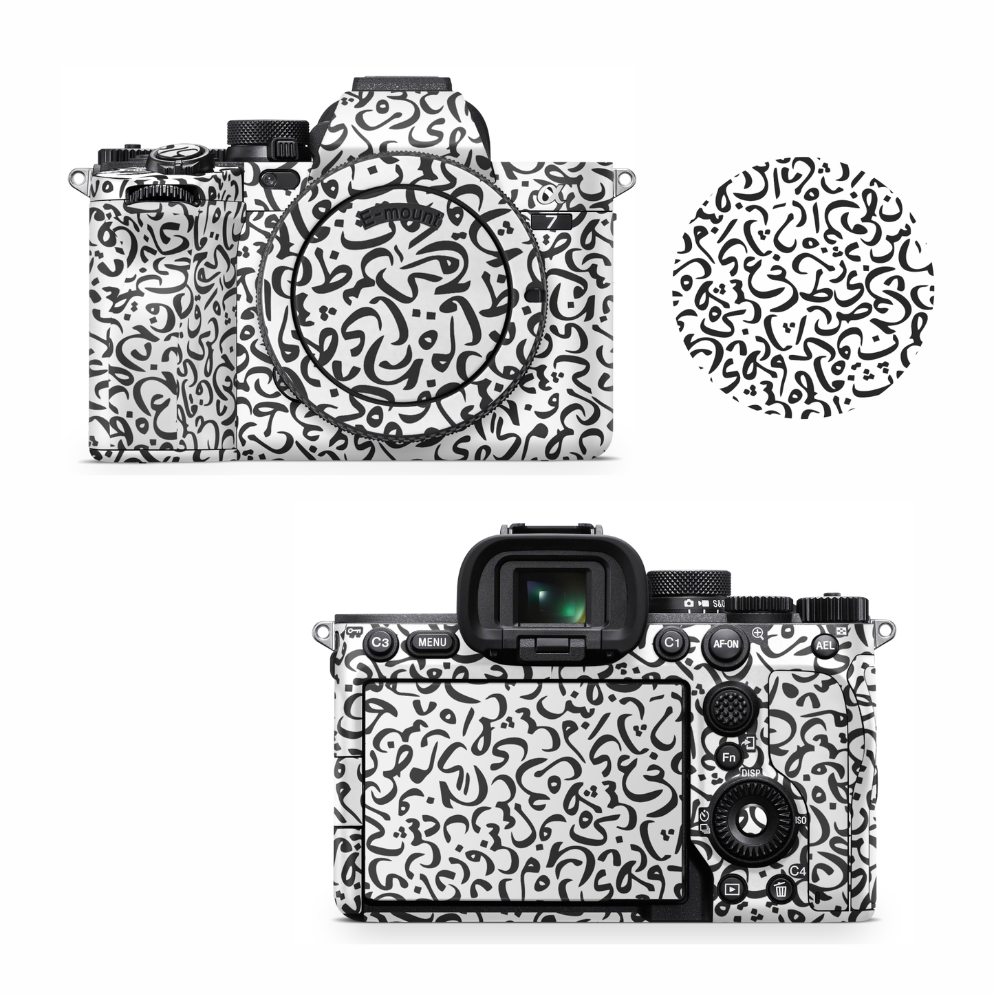 Calli White Camera Skin for all model