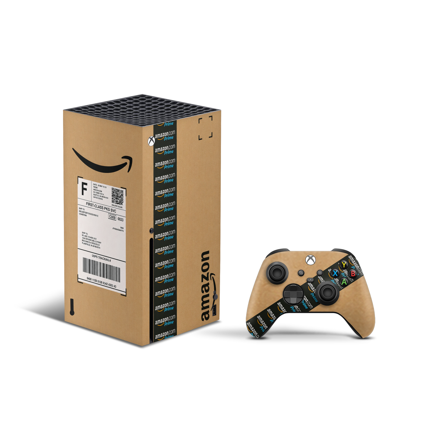 Amazon Xbox Series X Skin with 2 Controller Skins