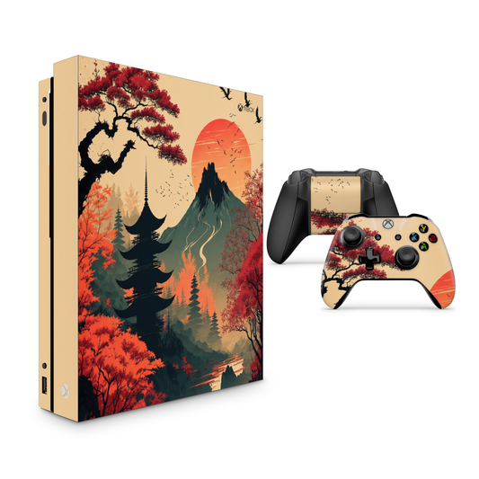 Autumn Zen Xbox One Skin with 2 Controller Skins