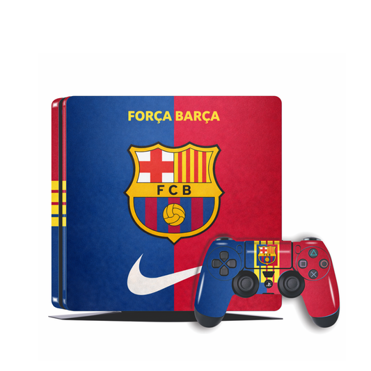 Barcelona PS4 Skin with 2x Controller Skins