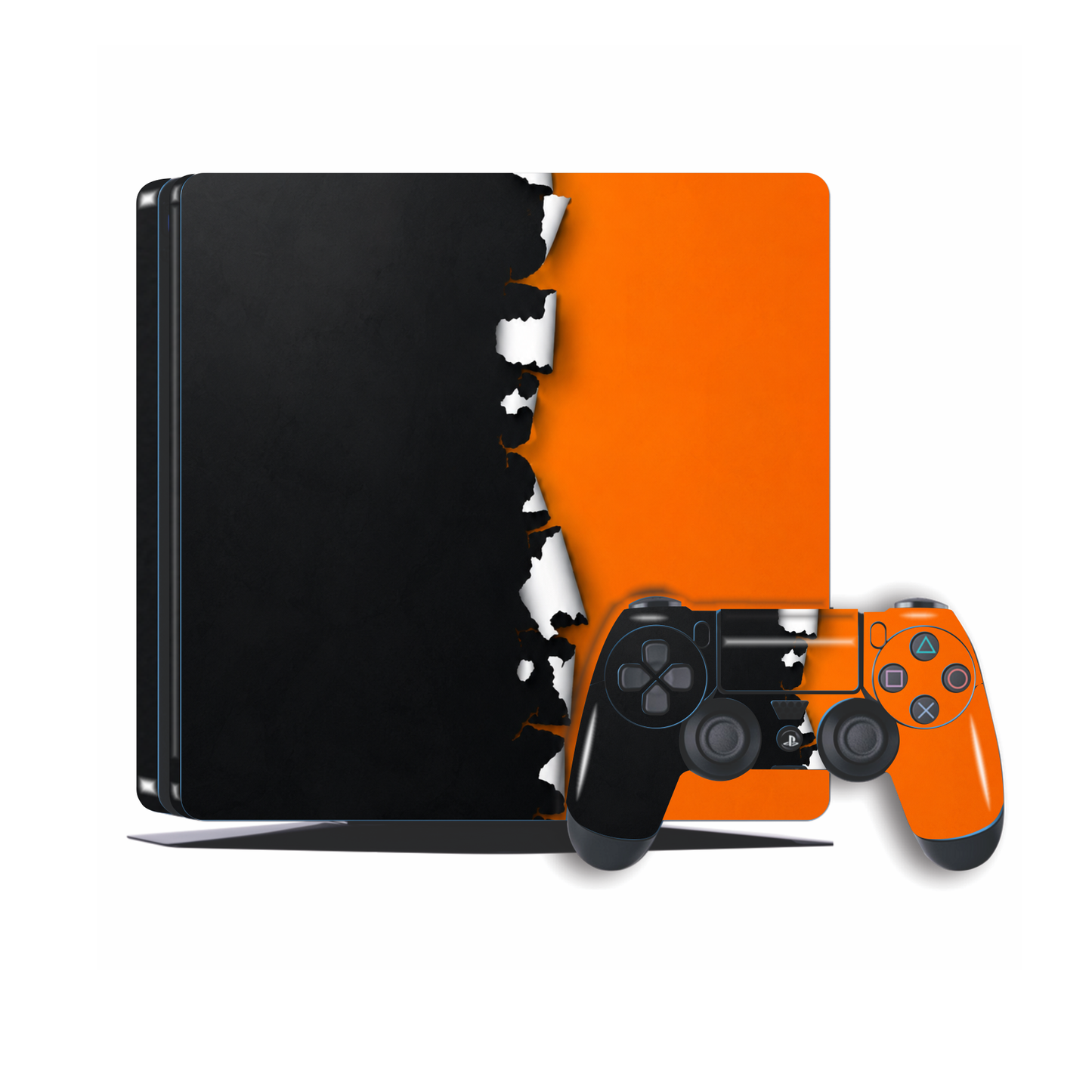 Burnt Edge PS4 Skin with 2x Controller Skins