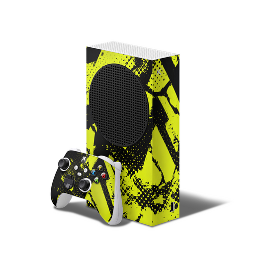 Neon Chaos Xbox Series S Skin with 2 Controller Skins