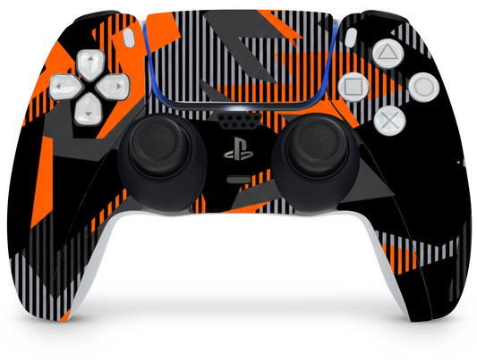PS5 Orange Camo Controller Skin