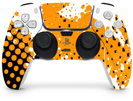 PS5 Orange Pop Controller Skin