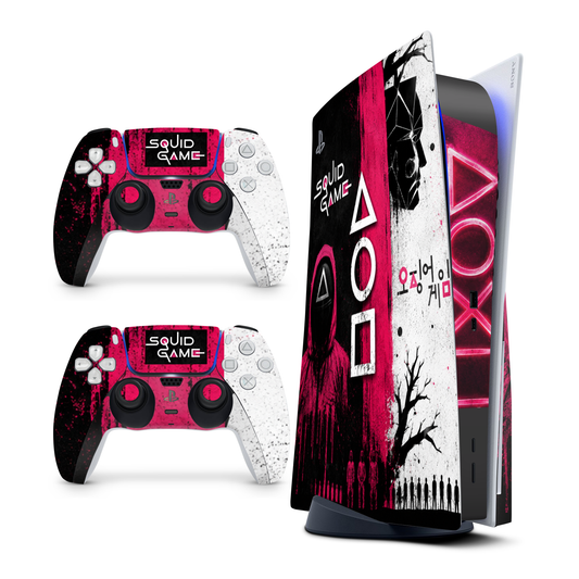 Squid Game PS5 Skin with 2 Controller Skins