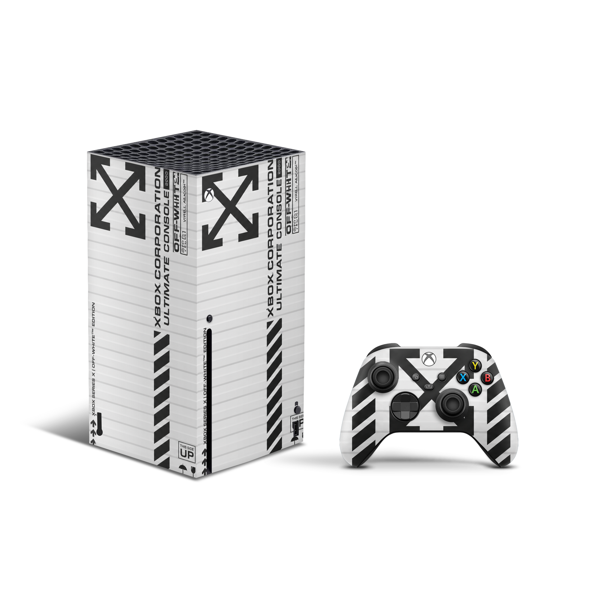 Urban Grid Xbox Series X Skin with 2 Controller Skins