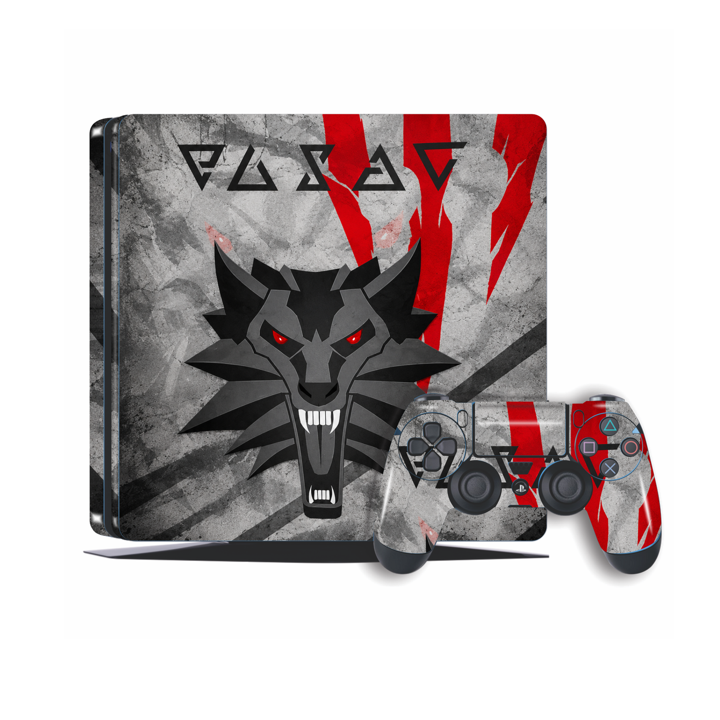 Witcher PS4 Skin with 2x Controller Skins