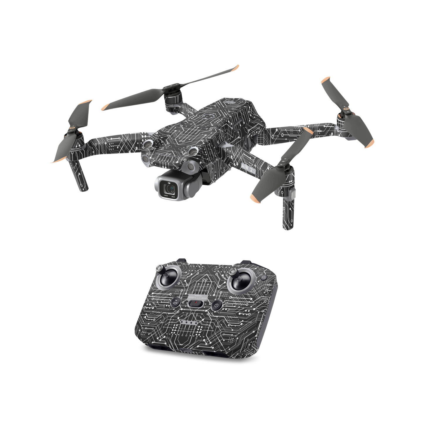 Black Carcut -All Drone Skin Models 