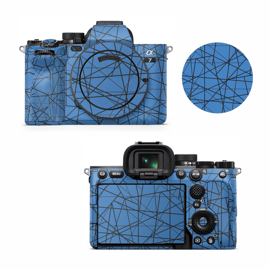 Blue Line Camera Skin for all models