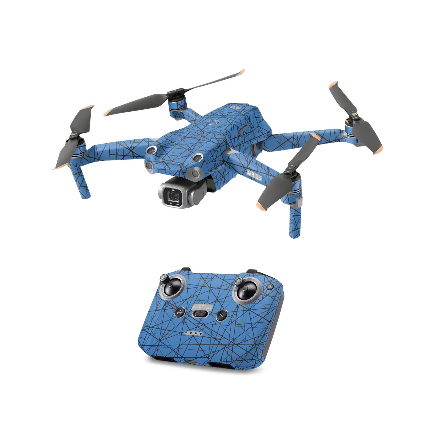 Blue Line -All Drone Skin Models 