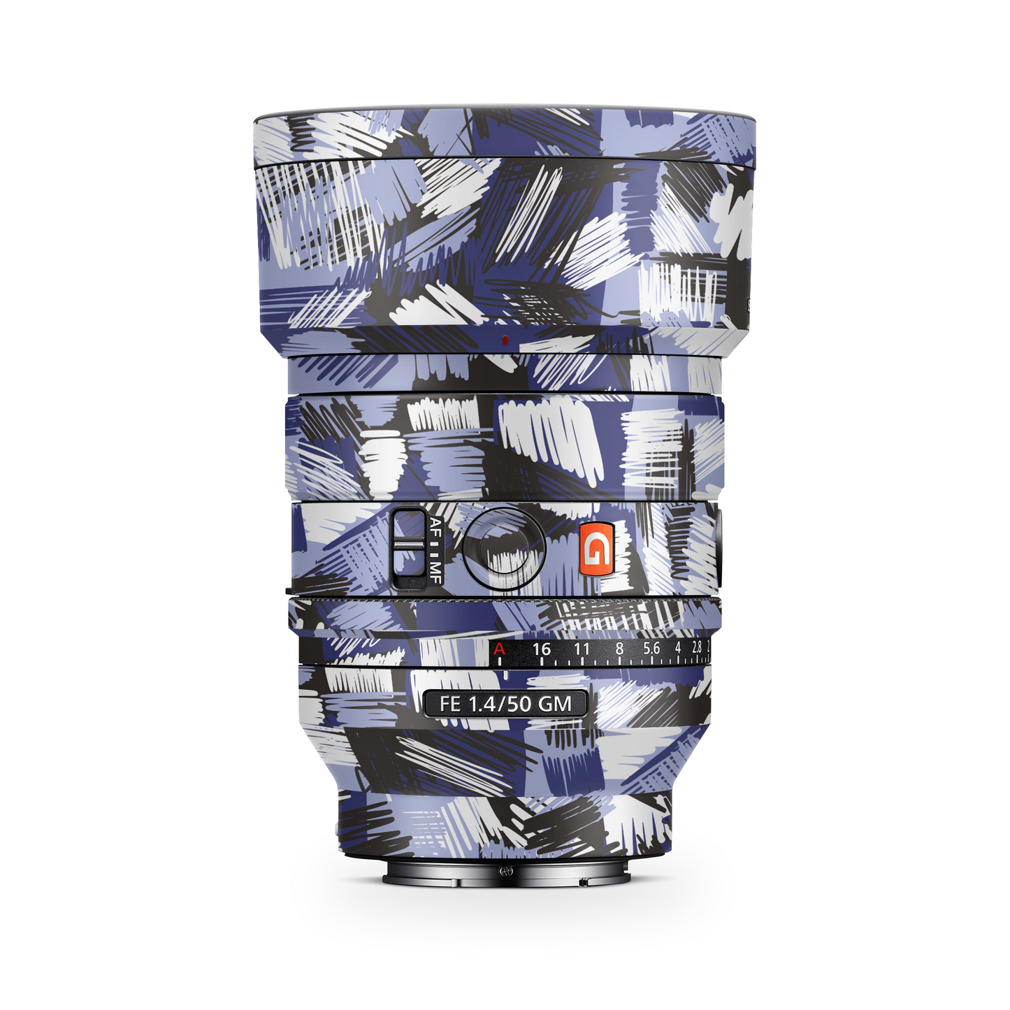 Blue Pattern - lens skin for all models 