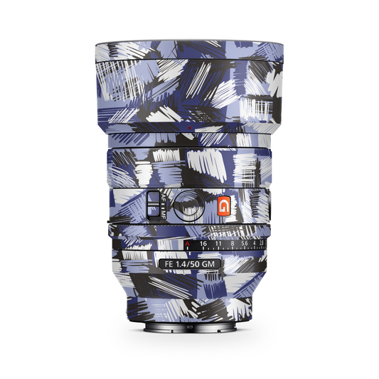 Blue Pattern - lens skin for all models 