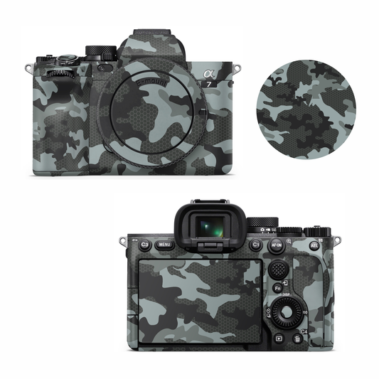 Black Camo Camera Skin for all models
