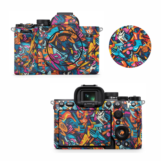 Colour Graffiti Camera Skin for all models