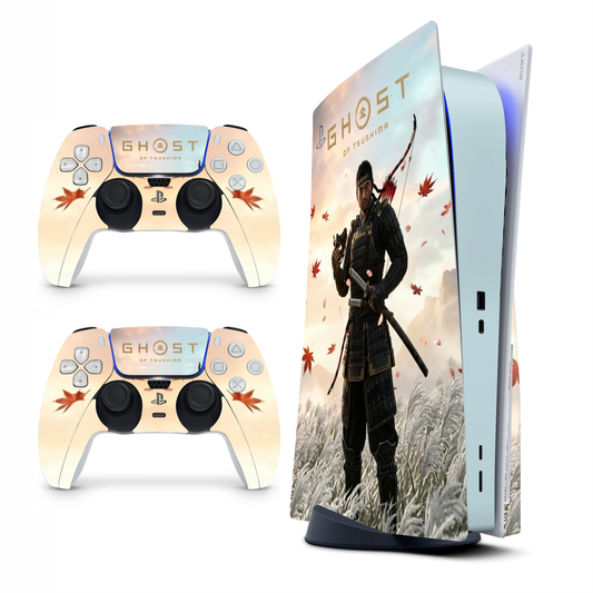 Ghost PS5 Skin with 2x Controller Skins