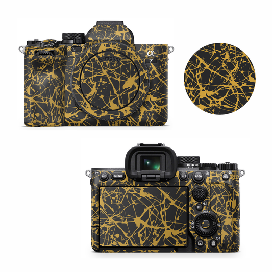 Gold Splash Camera Skin for all models
