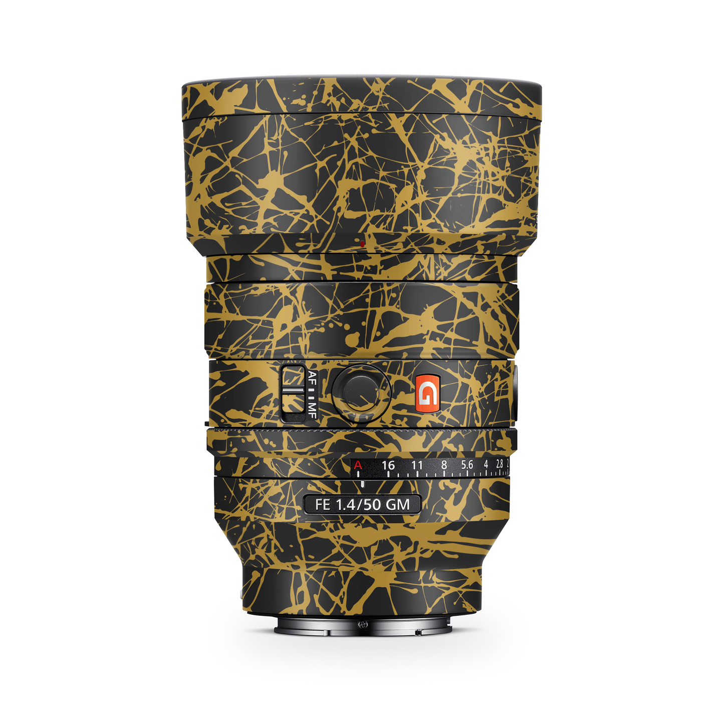 Gold Splash- lens skin for all models 