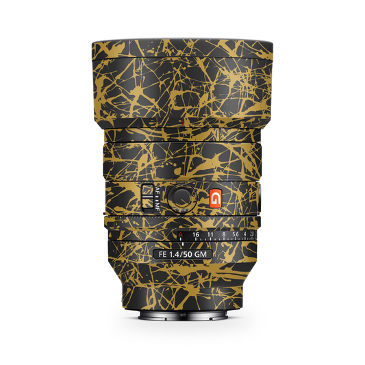 Gold Splash- lens skin for all models 