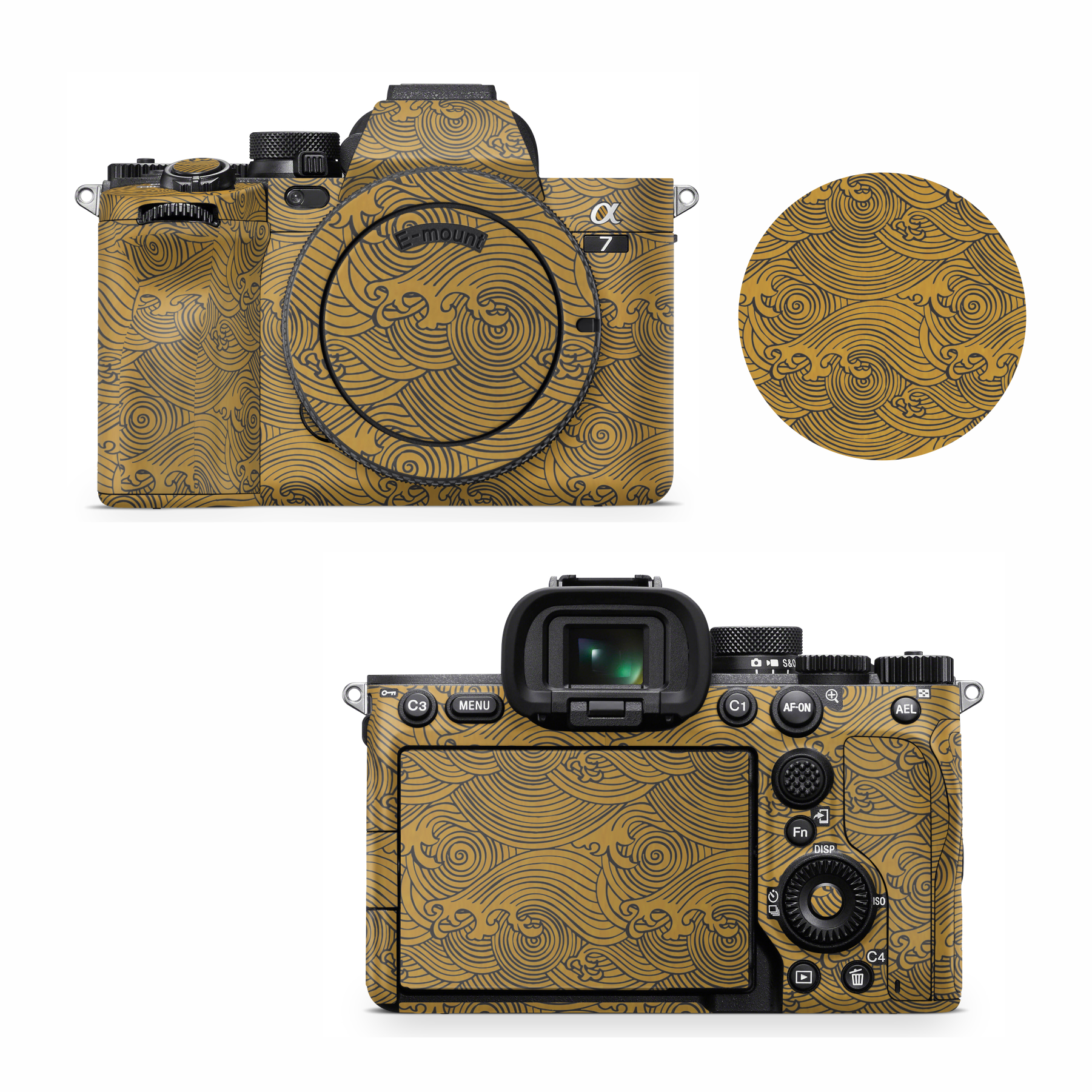 Gold Wave Camera Skin for all models
