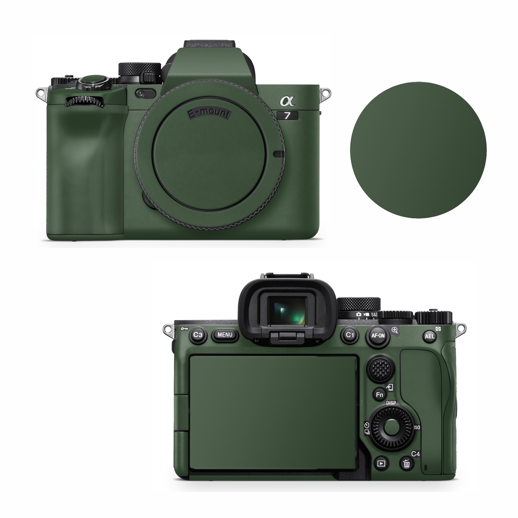 Green Army Camera Skin for all models