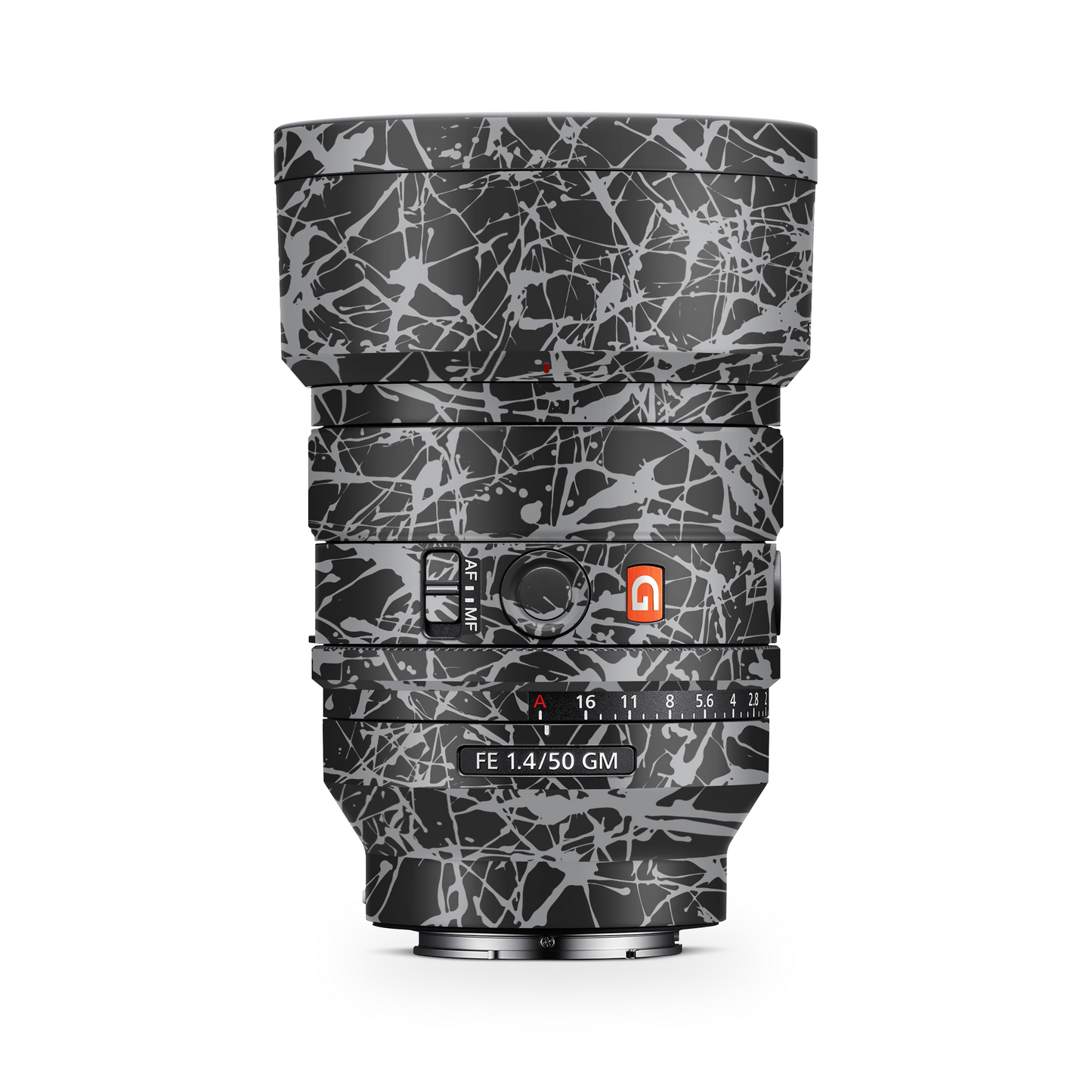 Grey Splash - lens skin for all models 