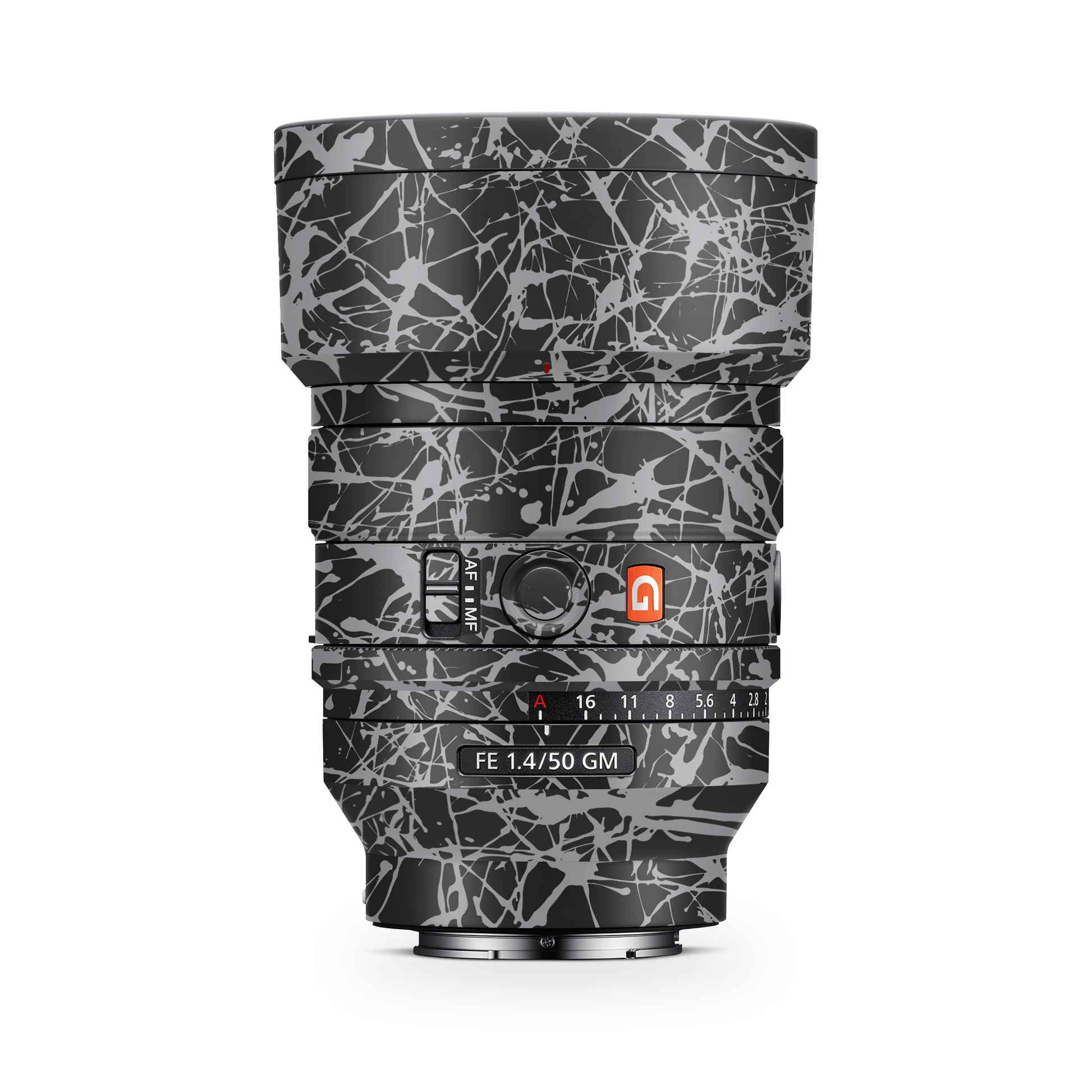 Grey Splash - lens skin for all models 