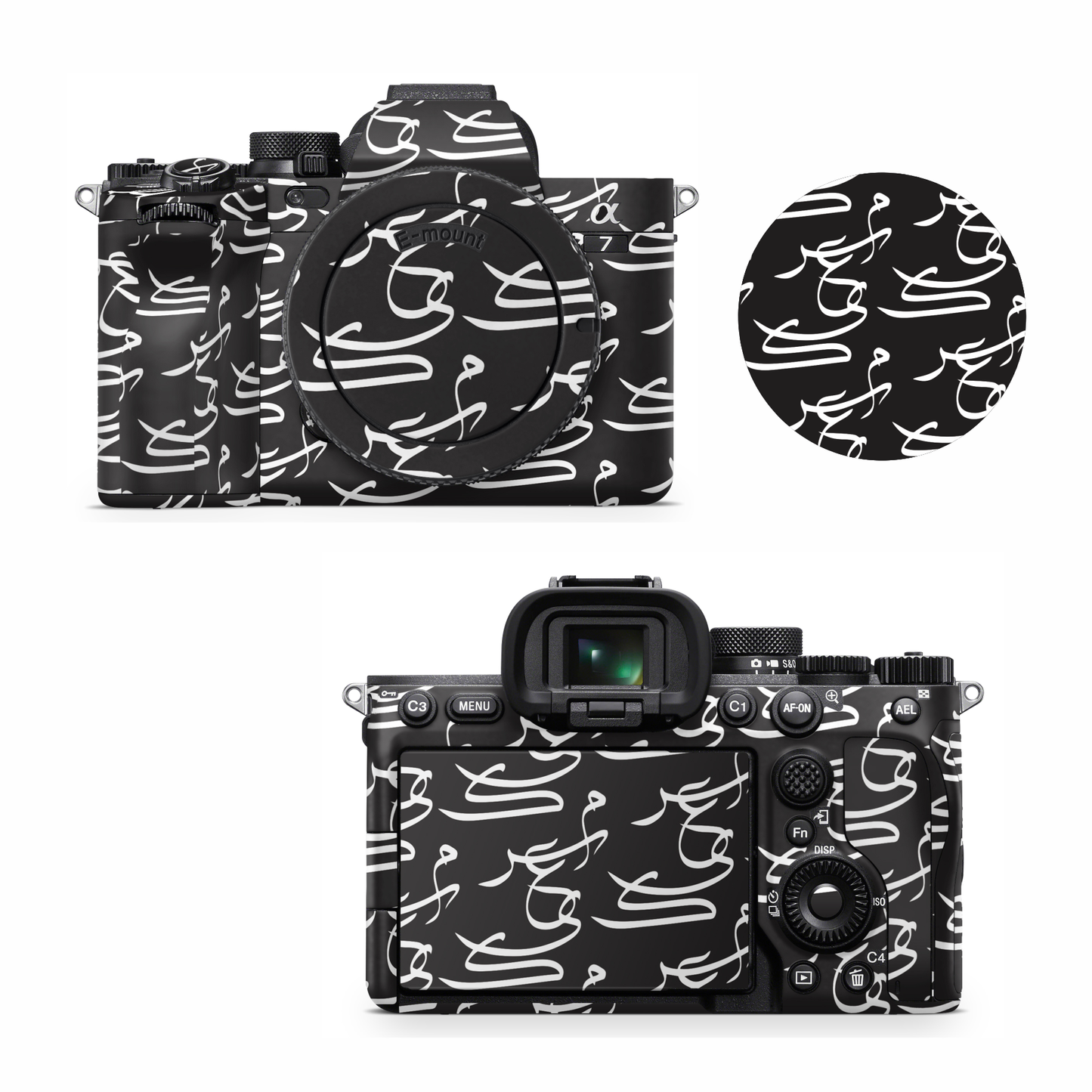 New Calli Black Camera Skin for all model