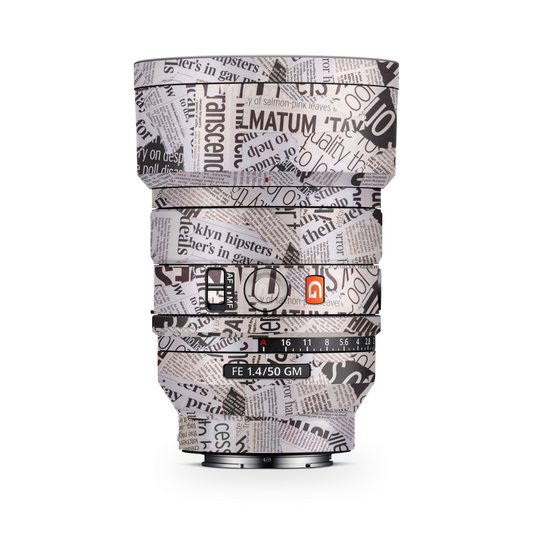 Newspaper - lens skin for all models 