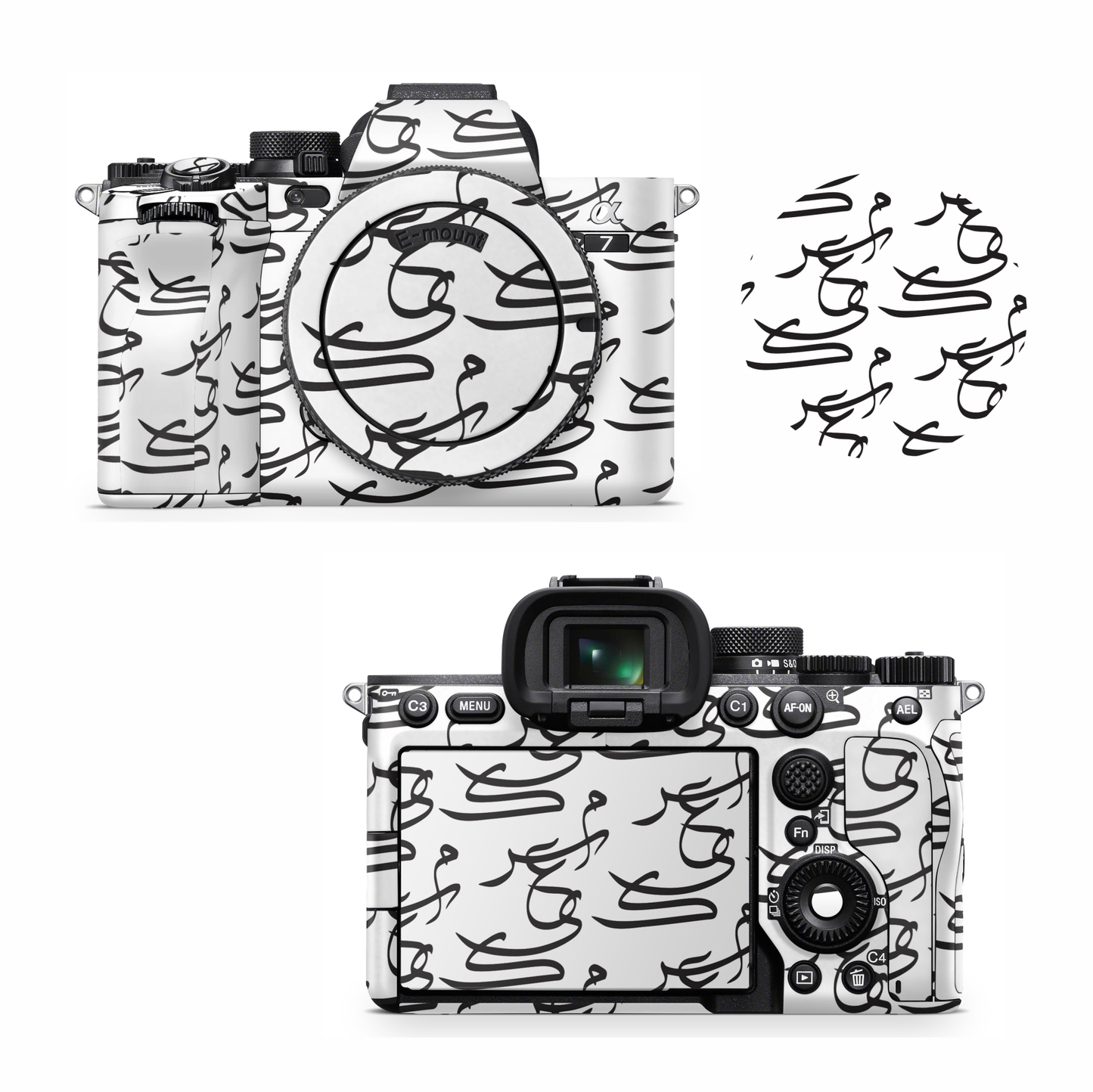 New Calli White Camera Skin for all model