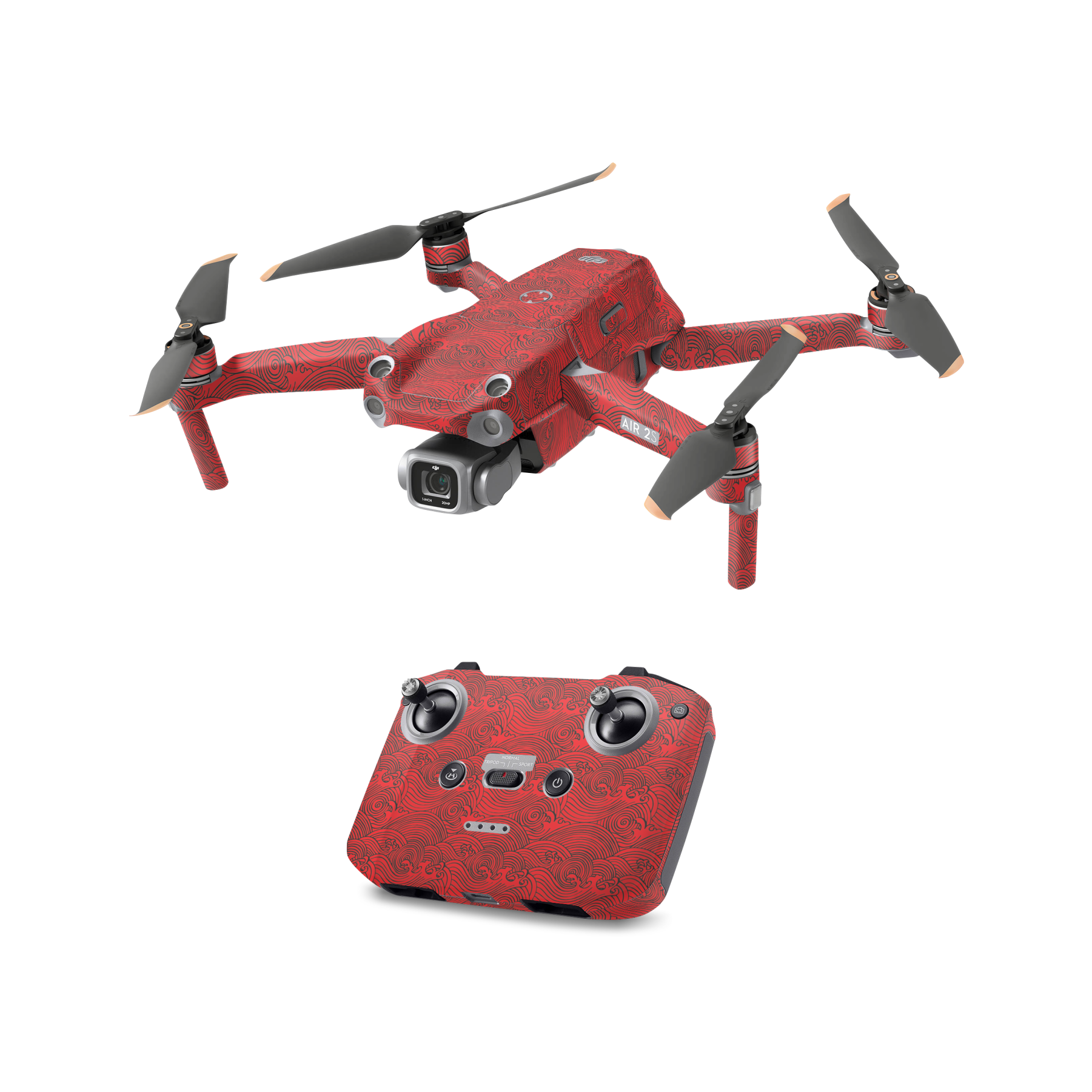 Red Wave-All Drone Skin Models