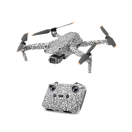 White Calli-All Drone Skin Models 