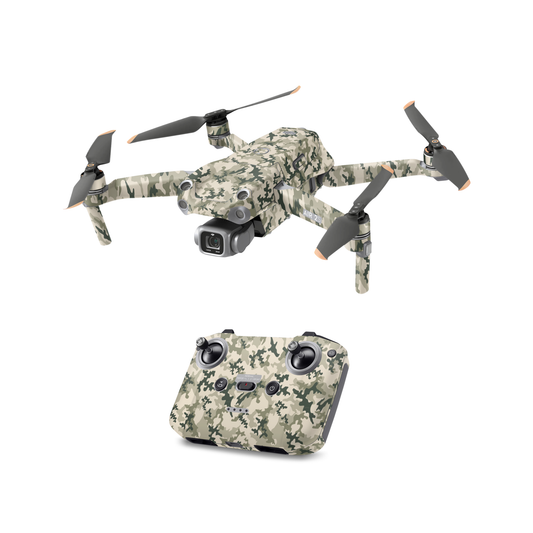 Yellow Camo-All Drone Skin Models