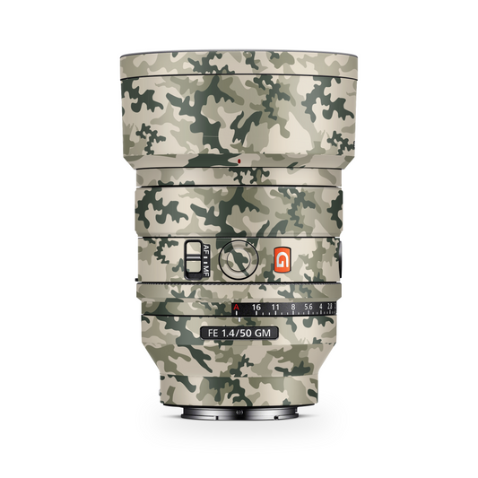 Yellow Camo - lens skin for all models 
