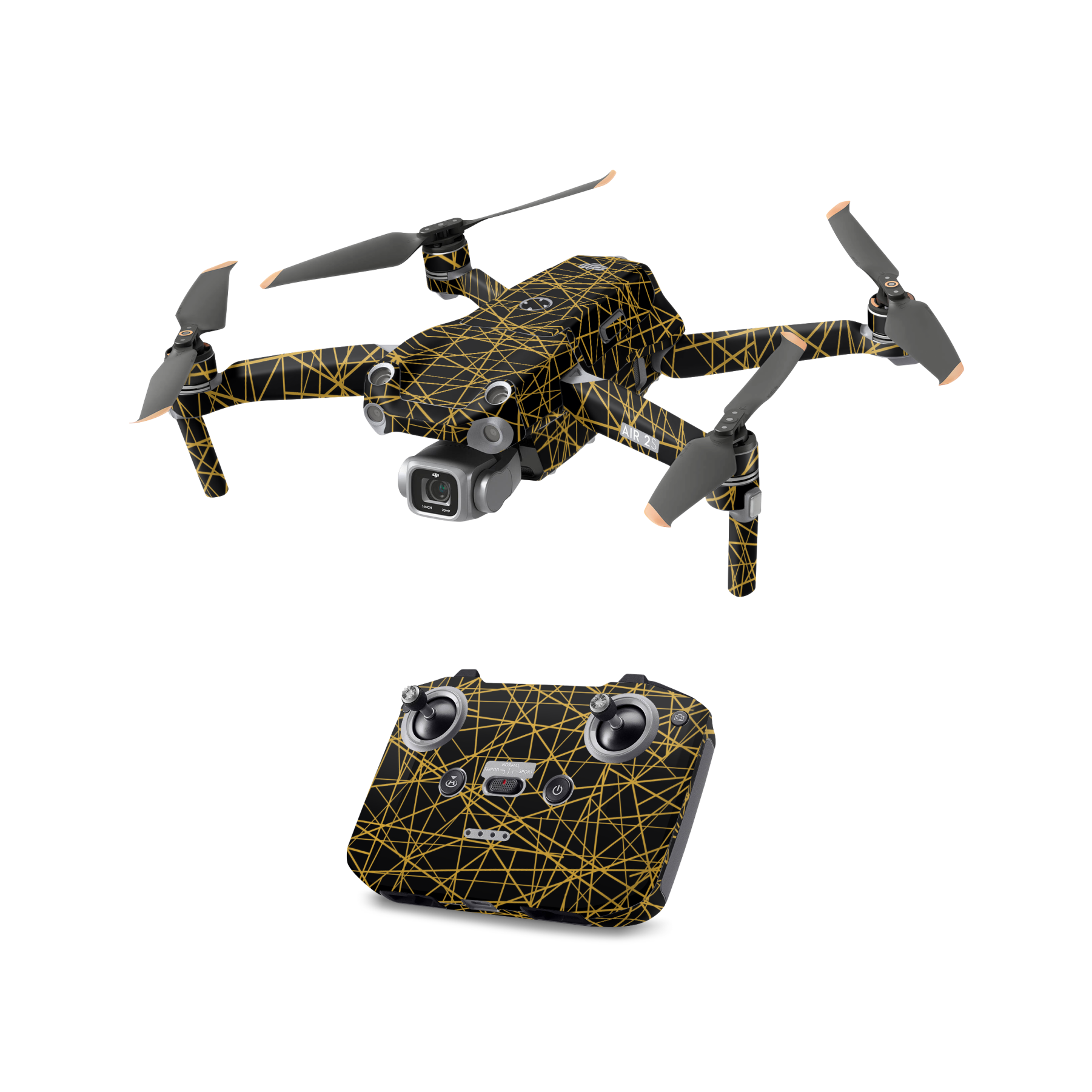 Yellow Line-All Drone Skin Models 